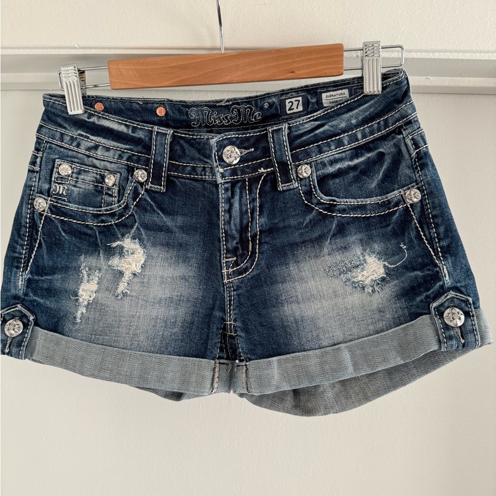 Miss Me Women's Blue Jean Shorts